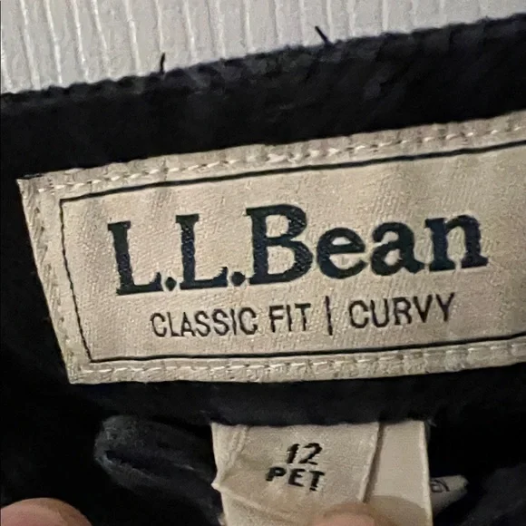 L.L. Bean Classic Fit Curvy cords - Navy - Picture 3 of 5